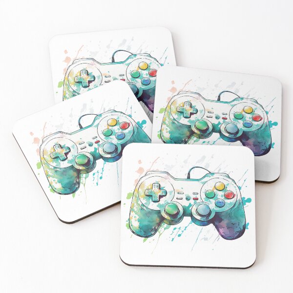 Item preview, Watercolored Joystick designed and sold by elnixart.