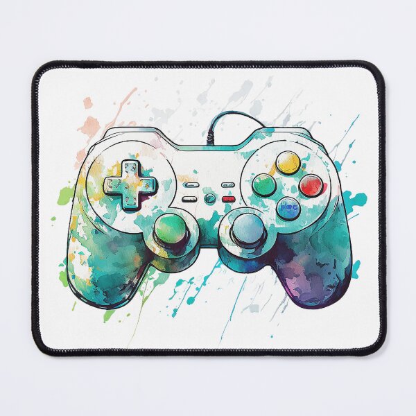 Artikelvorschau, Watercolored Joystick entworfen und verkauft von elnixart.