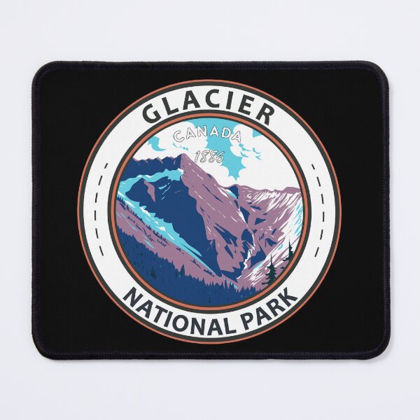 Item preview, Glacier National Park Canada Vintage Badge designed and sold by KrisSidDesigns.
