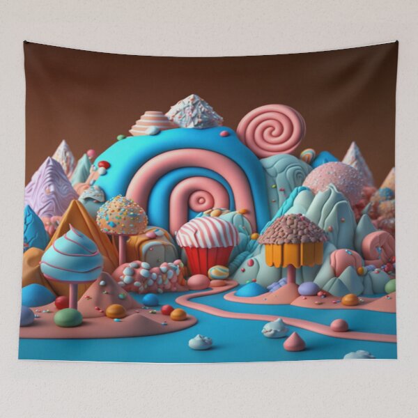 Item preview, Sweets Candyland Landscapes designed and sold by HANGERS-ON.