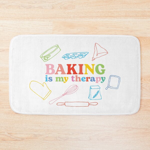 Item preview, Baking is my therapy  - handmade drawings designed and sold by marina ralston.