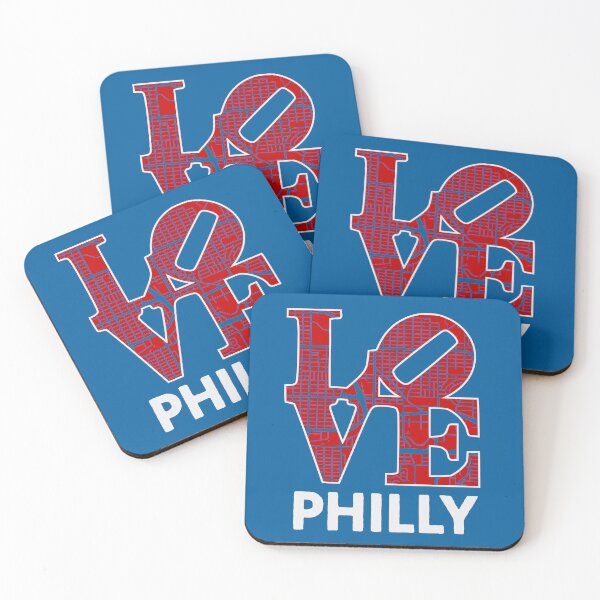 Item preview, Love Philly City Map Philadelphia 215 designed and sold by pixeljamz.