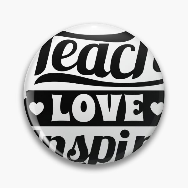 Item preview, Teach Love Inspire  teacher inspirational quotes  designed and sold by sifawdisgn.