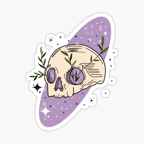 Skull 1 Sticker