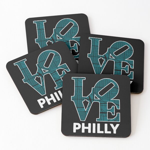 Item preview, Love Philly City Map Philadelphia 215 designed and sold by pixeljamz.