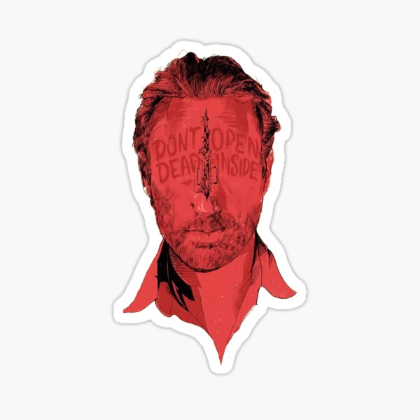 Dont Open Dead Inside Stickers | Redbubble