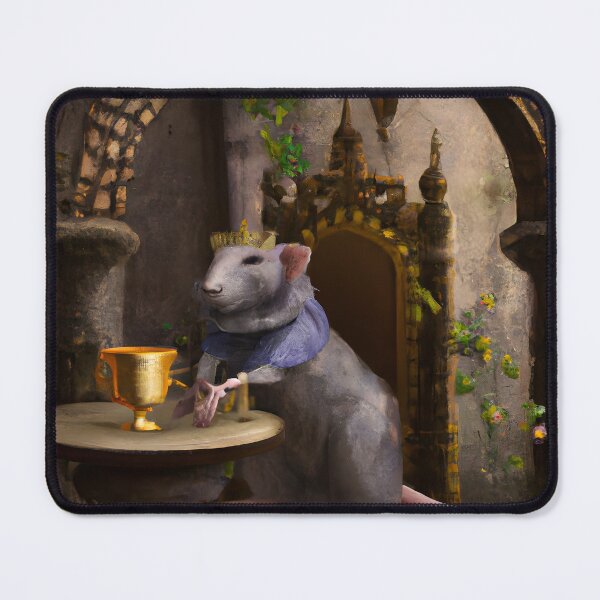 Item preview, Medieval rat with chalice designed and sold by Helleradi.