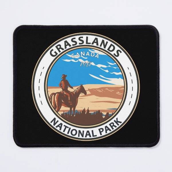 Item preview, Grasslands National Park Canada Vintage Badge designed and sold by KrisSidDesigns.