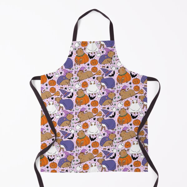 Item preview, Cute halloween capybara pattern designed and sold by Yarafantasyart.