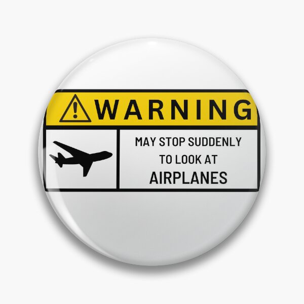 Item preview, airplanes warning designed and sold by onthegostx.