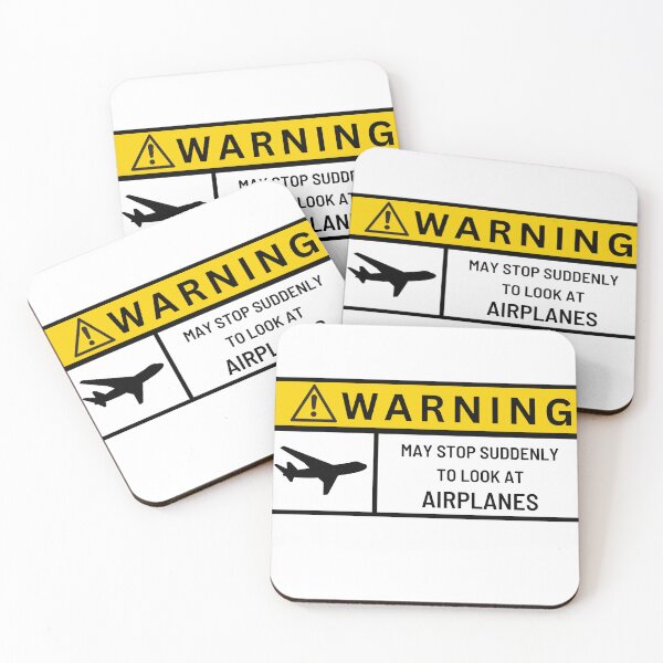 Item preview, airplanes warning designed and sold by onthegostx.