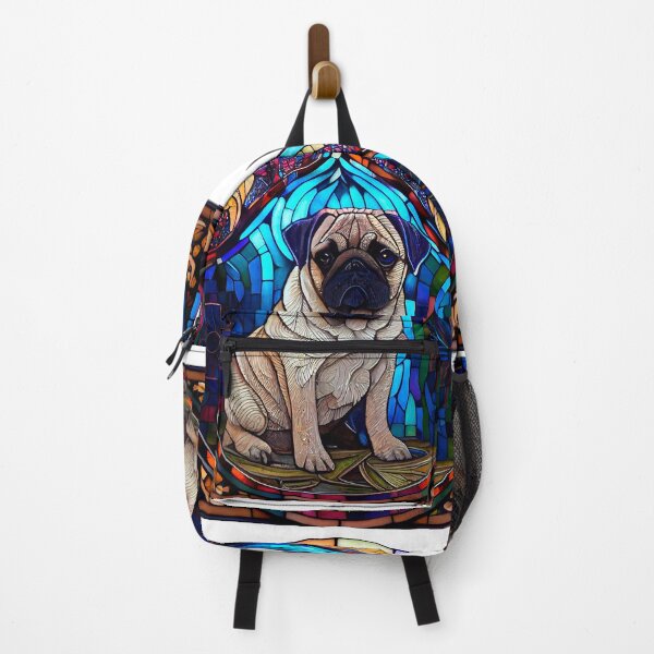 Item preview, Pug dog in stained glass designed and sold by Viinde.