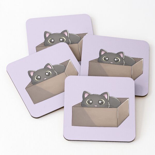 Item preview, Black Cat In A Box designed and sold by Meowrye.