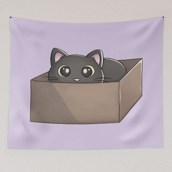Item preview, Black Cat In A Box designed and sold by Meowrye.