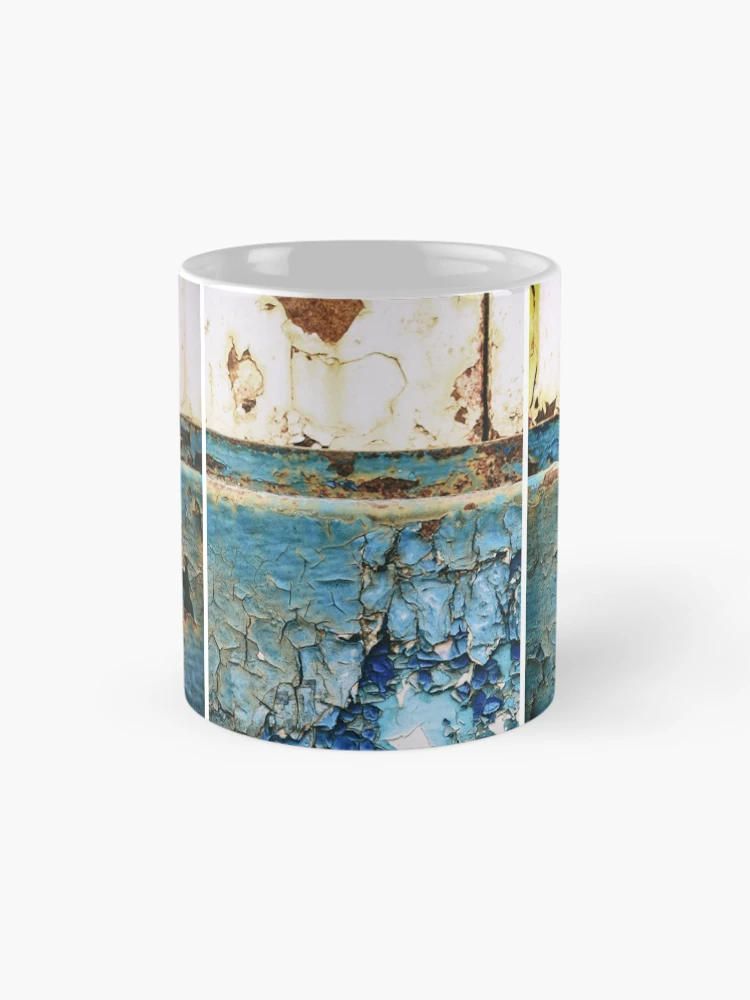 Thumbnail 4 of 6, Coffee Mug, Machine Rust Triptych designed and sold by NeonAbstracts.
