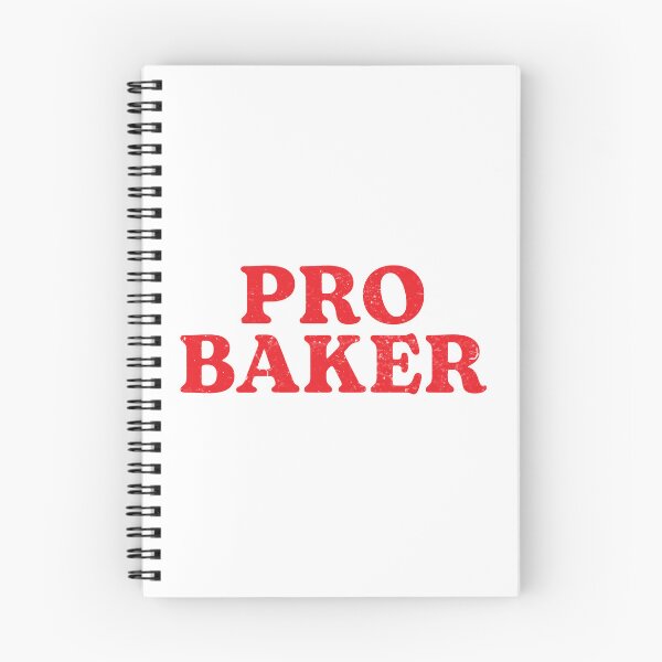 Item preview, PRO BAKER - bold red letters designed and sold by marina ralston.