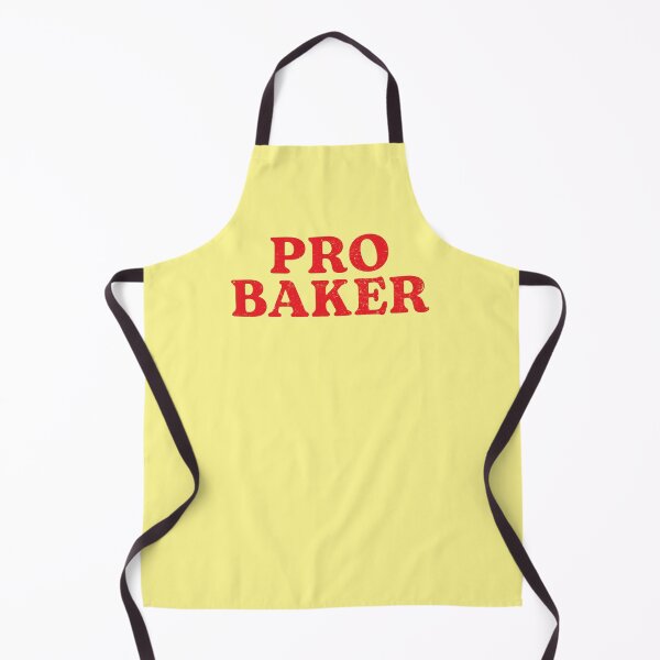 Item preview, PRO BAKER - bold red letters designed and sold by marina ralston.