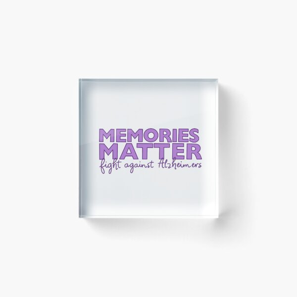 Item preview, Memories Matter, End Alzheimers designed and sold by TaylorElizLane.