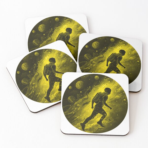 Item preview, Space runner yellow designed and sold by TheInspiredAI.