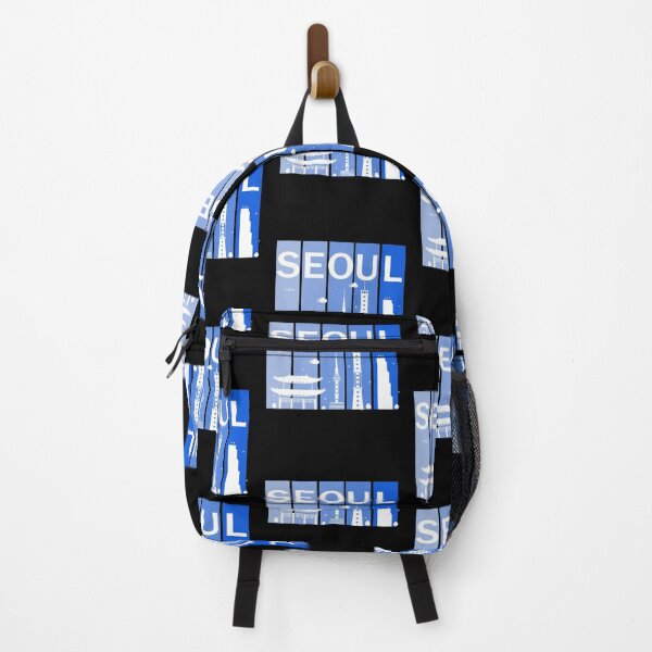 Item preview, Blue Gradient Pretty Rainbow Seoul Tower in South Korea's capital designed and sold by Noodle Doodle.