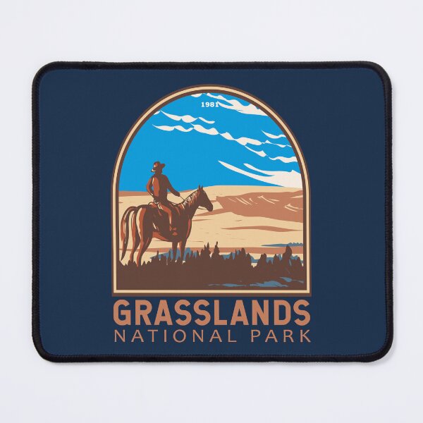Item preview, Grasslands National Park Canada Vintage Emblem designed and sold by KrisSidDesigns.