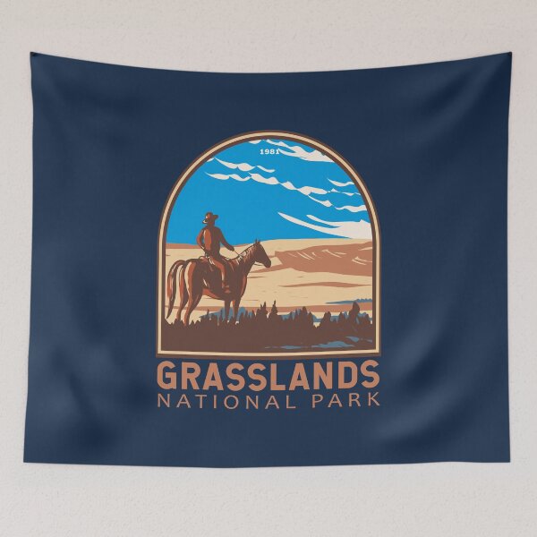 Item preview, Grasslands National Park Canada Vintage Emblem designed and sold by KrisSidDesigns.