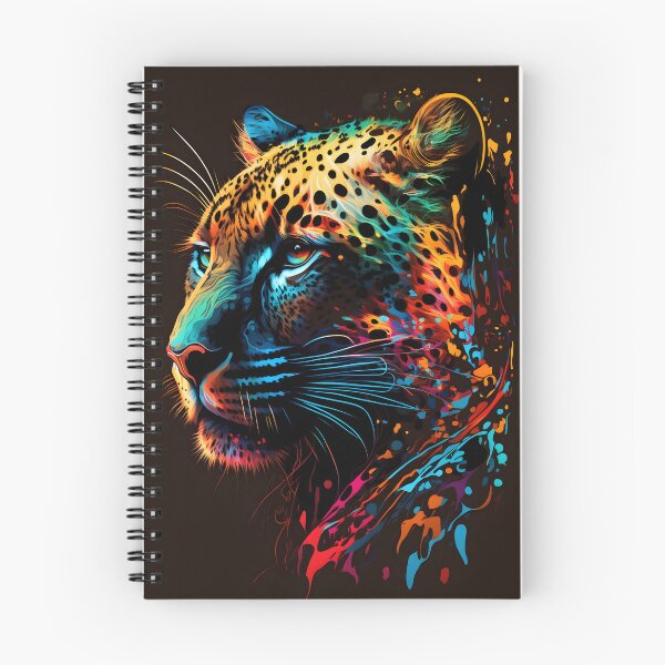 Artikelvorschau, wilder bunter Leopard entworfen und verkauft von R.L cases and stickers.