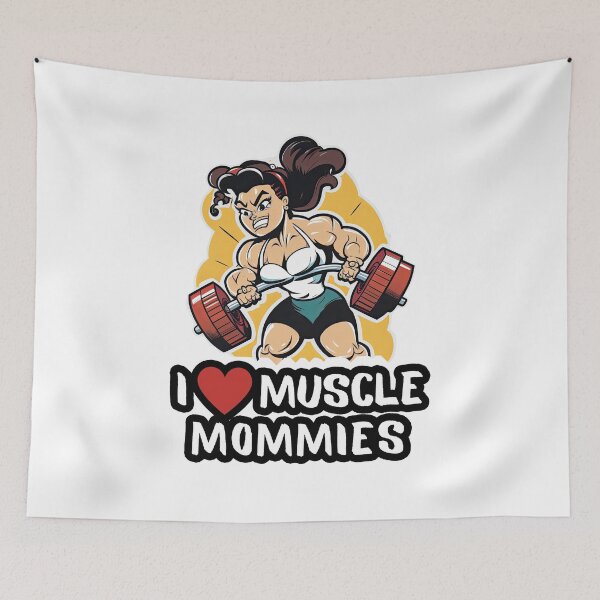 Item preview, I Love Muscle Mommies, I Heart Muscle Mommies designed and sold by NateFellhauer.