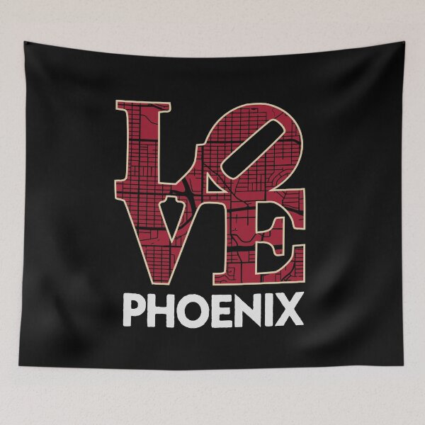 Item preview, Love Phoenix City Map Phoenix 602 designed and sold by pixeljamz.