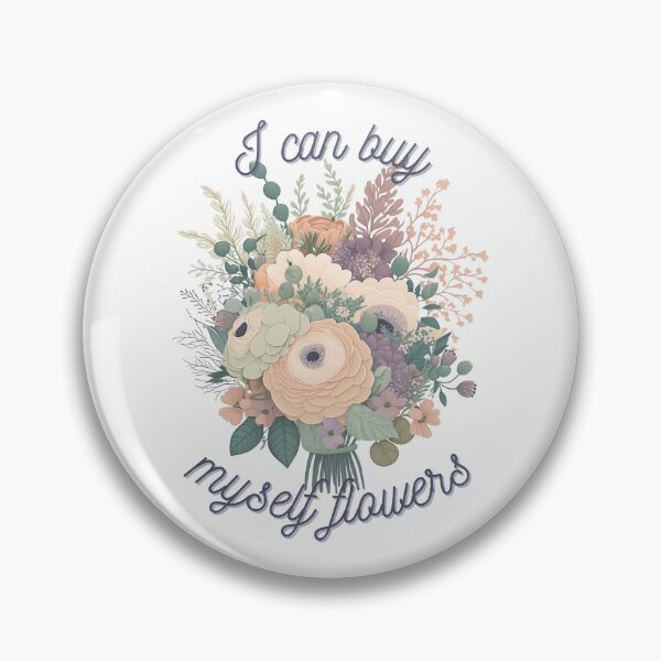 Item preview, I Can Buy Myself Flowers Colorful Romantic Bouquet  designed and sold by BotanicalWoe.