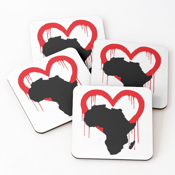 Item preview, Heart Bleeds for Africa; designed and sold by StickerApe.