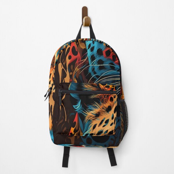Item preview, wild colorful leopard designed and sold by R.L cases and stickers.