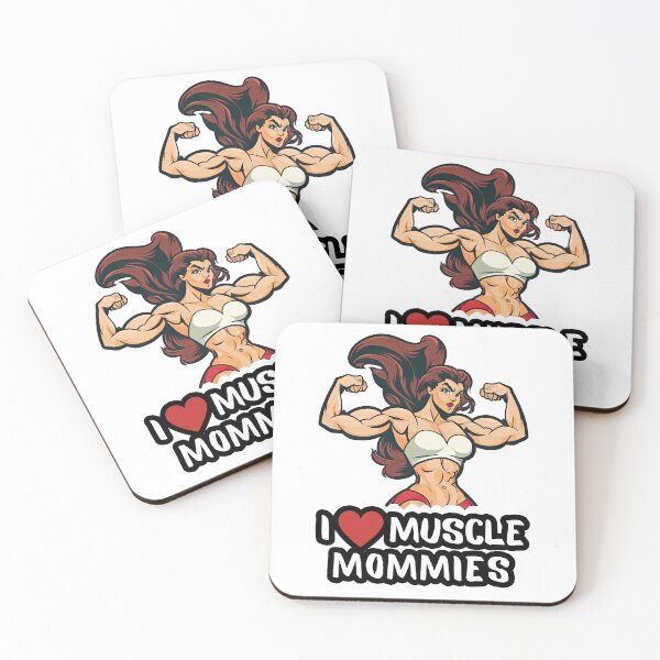 Item preview, I Love Muscle Mommies, I Heart Muscle Mommies designed and sold by NateFellhauer.