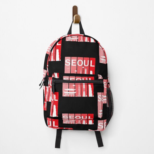 Item preview, Red Gradient Pretty Rainbow Seoul Tower in South Korea's capital designed and sold by Noodle Doodle.