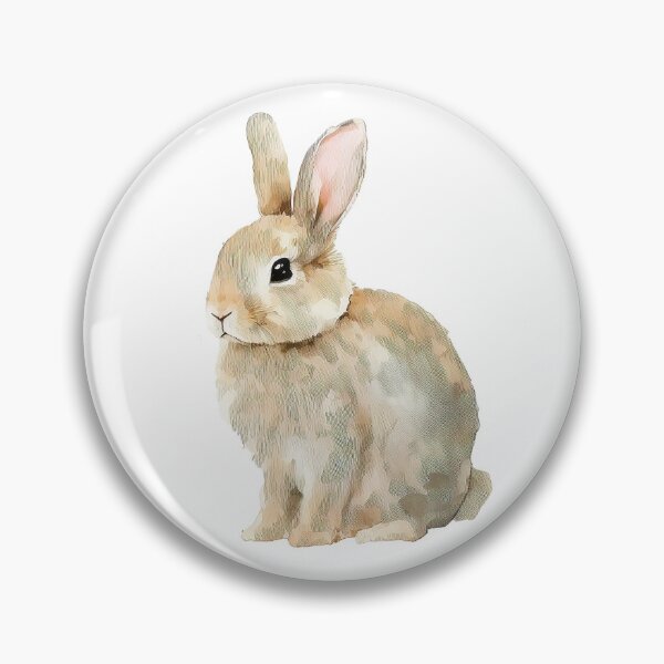Item preview, Watercolored Rabbit designed and sold by elnixart.
