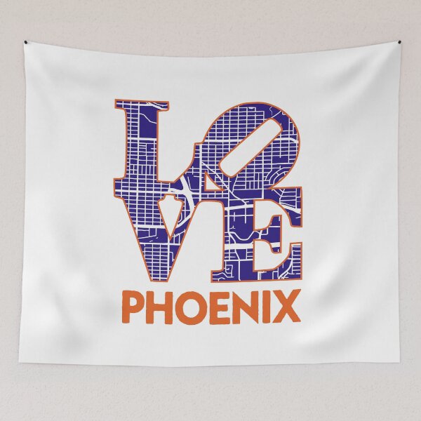 Item preview, Love Phoenix City Map Phoenix 602 designed and sold by pixeljamz.