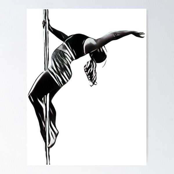 Set of 3 Pole Dancing Blush Silhouette Artwork Wall Art Prints A5/A4/A3,  Birthday Gift, Pole Dancer, Dance, Poster, Picture, Studio -  UK