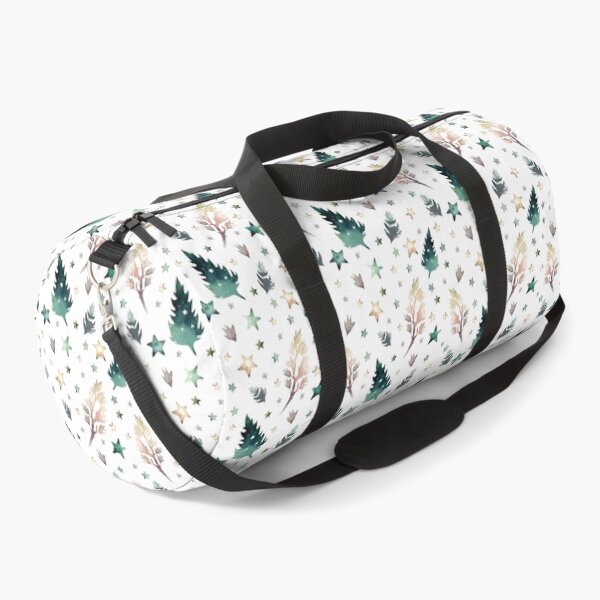 Item preview, Seamless pattern with green and brown leaves and stars. Watercolor paints. designed and sold by NadiiaSemyroz.