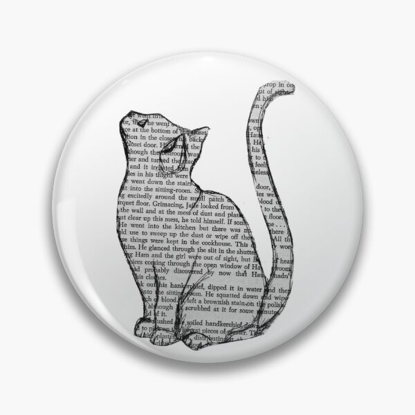 Artikelvorschau, Katze liest Buch Aufkleber entworfen und verkauft von Zelius.