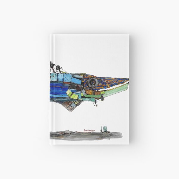 Caribbean Blue Barracuda Hardcover Journal