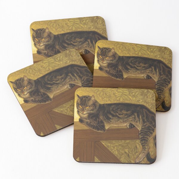 Item preview, Relaxing Cat Illustration designed and sold by Belartee.