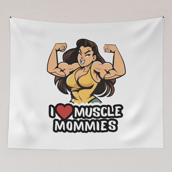 Item preview, I Love Muscle Mommies, I Heart Muscle Mommies designed and sold by NateFellhauer.