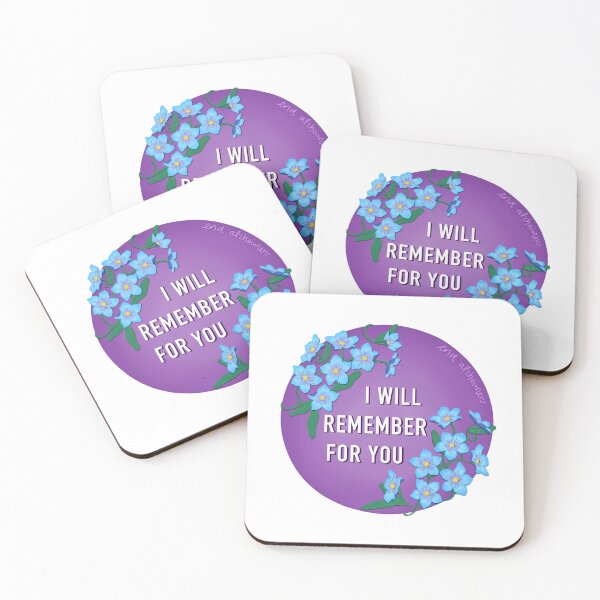 Item preview, I Will Remember for You, Alzheimer's Awareness designed and sold by TaylorElizLane.