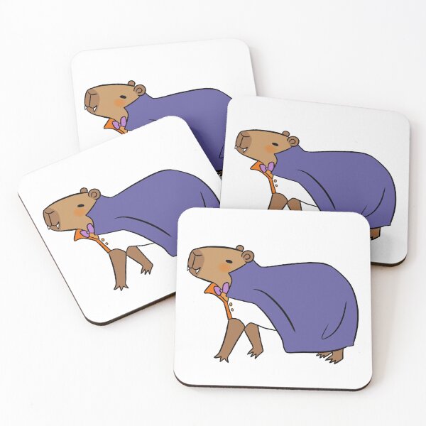 Artikelvorschau, Niedliche Vampir-Capybara-Halloween-Capybara-Illustration entworfen und verkauft von Yarafantasyart.