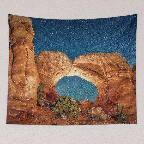 Item preview, Night Sky with Camel-Like Rock Formations. designed and sold by Rocky Mountain Artistry.