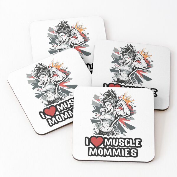 Item preview, I Love Muscle Mommies, I Heart Muscle Mommies designed and sold by NateFellhauer.