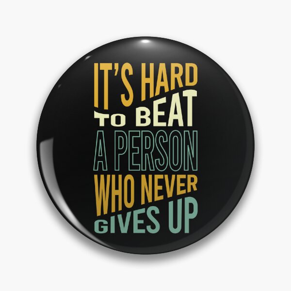Item preview, Marathon It's Hard to Beat a Person Who Never Give Up designed and sold by whyitsme.