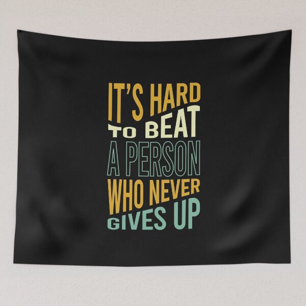Item preview, Marathon It's Hard to Beat a Person Who Never Give Up designed and sold by whyitsme.