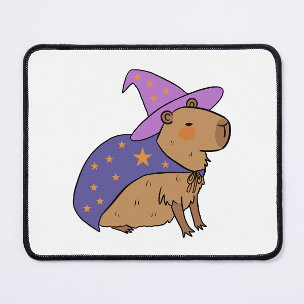 Item preview, Cute wizard capybara halloween capybara illustration designed and sold by Yarafantasyart.