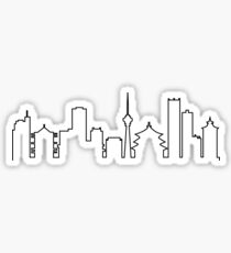 Beijing, China City Skyline Sticker